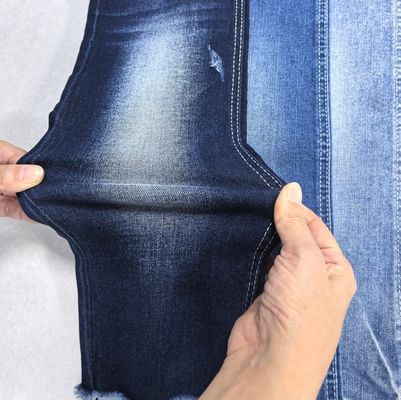 Купить Слабая растяжимость ХЛОПКО-ПОЛИЭСТЕРОВАЯ ТКАНЬ ДЕНИМ СТИЛЯ TWILL ТЕМНО-СИНЕГО ЦВЕТА JSD3245 9.4OZ для модных джинсов online manufacture