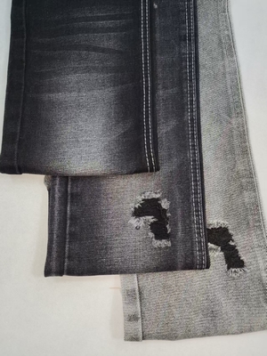 Купить 13OZ Тяжелый вес Сверхмягкий хлопок Полиэстер ЧЕРНЫЙ/ЧЕРНЫЙ Джинсовая ткань для джинсов online manufacture