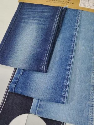 Купить TWILL стиль супер растягивающийся полиэстер 56% хлопка джинсовая ткань JSD3389-2 для повседневной одежды джинсы брюки сумки online manufacture