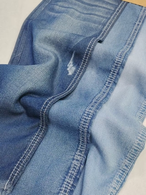 Купить 100%Tencel  Low Shrinkage Light Weight 5.2OZ Summer Jeans Denim Fabric Elastic Free 180cm Full Width online manufacture