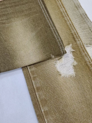 Купить 14oz heavy weight Light Green Color Twill Style Denim Fabric 7*6 construction Woven JSD3047M For winter jeans online manufacture