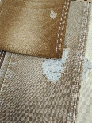 Купить Тяжелый вес 12,6 унций KHAKI цвет Twill стиль джинсовая ткань с 7 * 7 конструкции для мужчины джинсы online manufacture