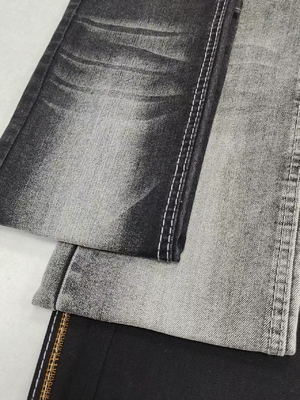 Купить Хлопок 78%, тяжелый деним плотностью 11,8 унций, стиль Twill ЧЕРНЫЙ/ЧЕРНЫЙ, высокая растяжимость, ткань для джинсов JSD3048A для мужских джинсов online manufacture