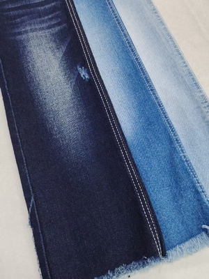 Купить Ткань деним стрейч темно-индиго 10.7 унций, саржевое переплетение 3/1, правая крутка 8S для джинсов бойфрендов online manufacture