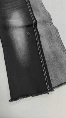 Купить High elastic Soft Siro 10.5oz Black/Black with full width 158-160cm construction 10+10*16/70/75TR Denim fabric  JSD3405A for jeans online manufacture