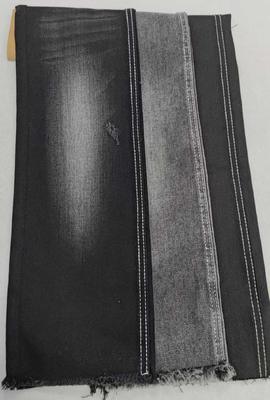 Купить Siro 10.6oz Black/Black with full width 170cm construction 8+8x12/55/75TR Denim fabric  JSD3406A for jeans online manufacture