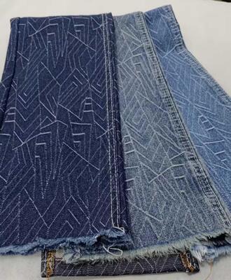 Купить Beautiful pattern Heavy weight Dark blue with full width 180cm /10x7 Denim fabric for jeans online manufacture