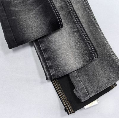 Черный цвет хорошая растяжка 13OZ AW тяжелый вес Twill джинсовая ткань для мужчин джинсы