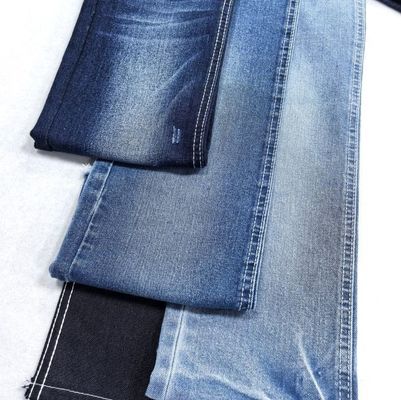 Ткань деним темно-синего цвета с высоким содержанием стрейча в стиле TWILL 11.2 унции JSD3039 для долговечной одежды