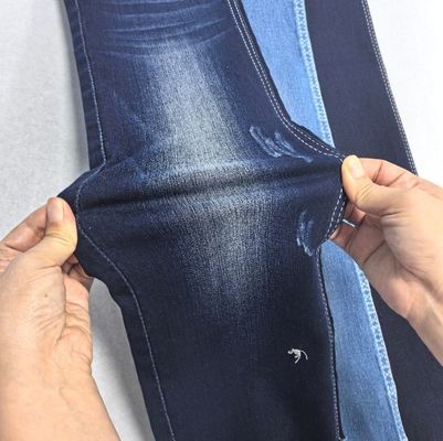 305GSM High Stretch Satin Denim Fabric с крашенным рисунком пряжи